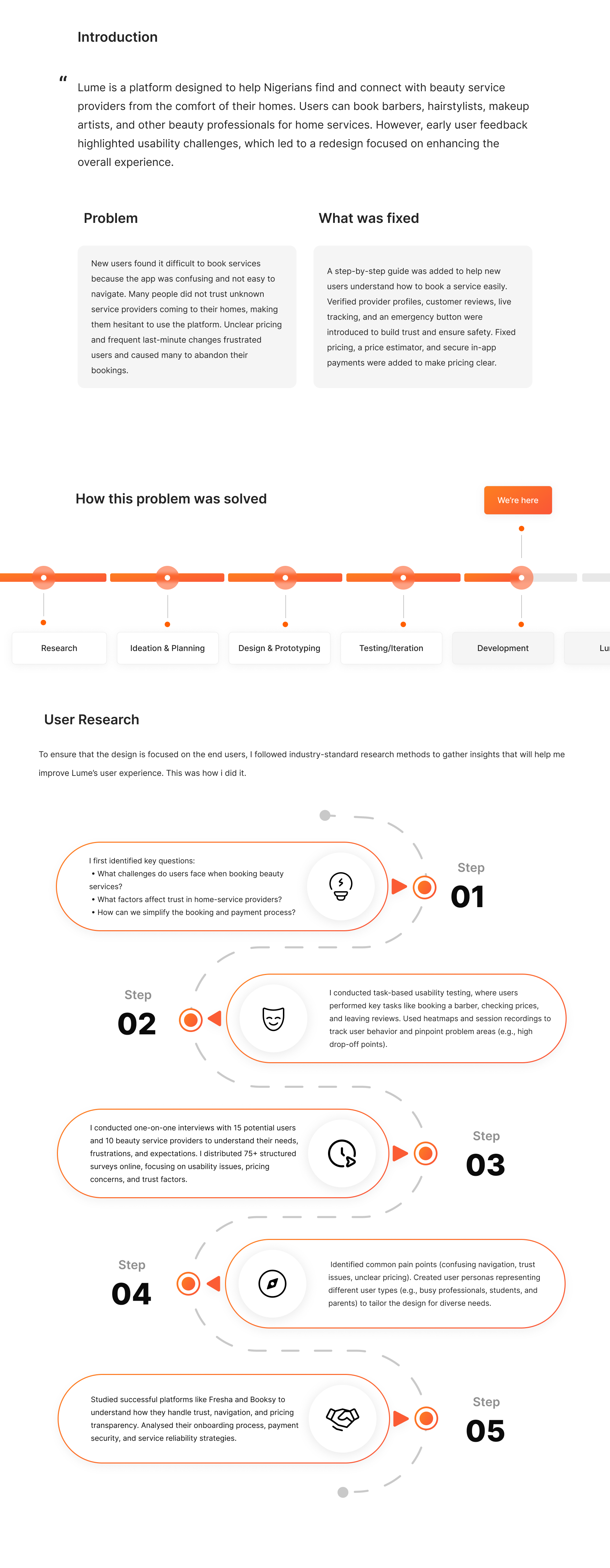 Lume case study, section 1