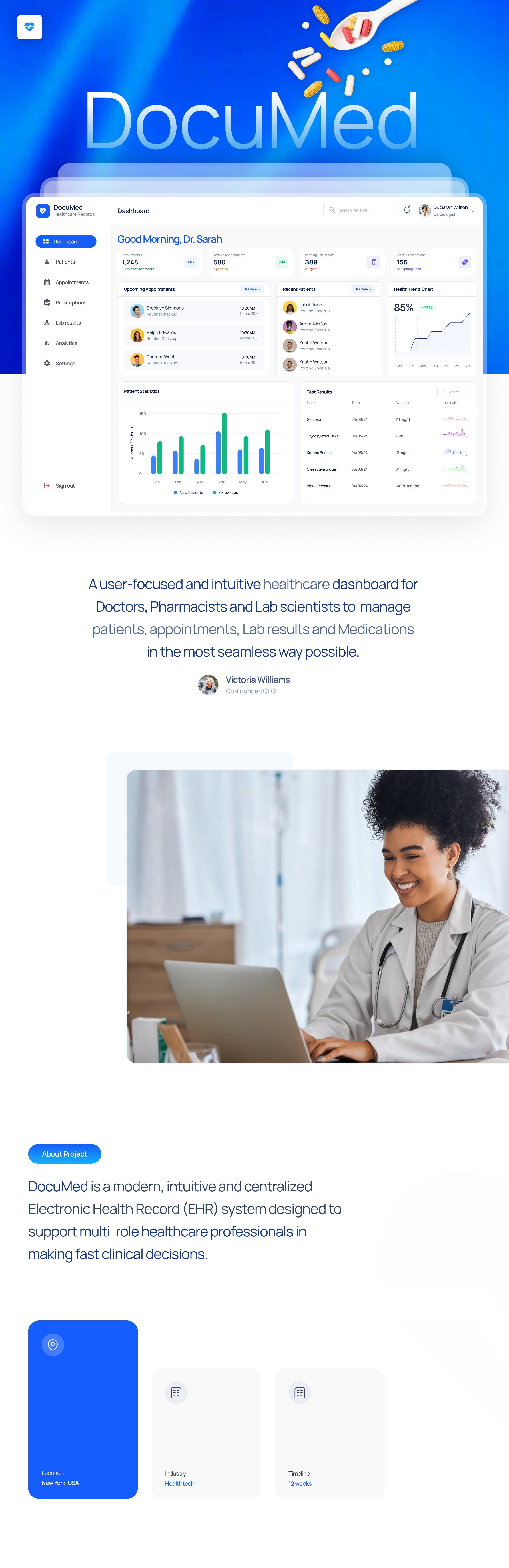 DocuMed case study, section 1